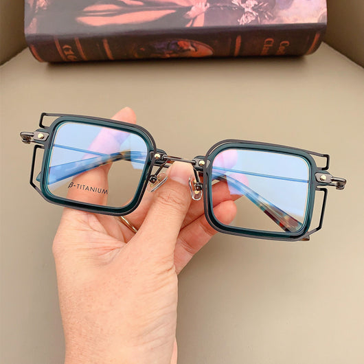 Gafas Cuadradas Personalizadas con Protección Azul para Hombre y Mujer