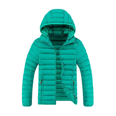 Chaqueta Acolchada Ligera Plus Size con Corte Entallado - Image 9