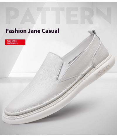 Zapatos Casuales de Cuero Genuino para Hombre - Primera Capa - Image 11