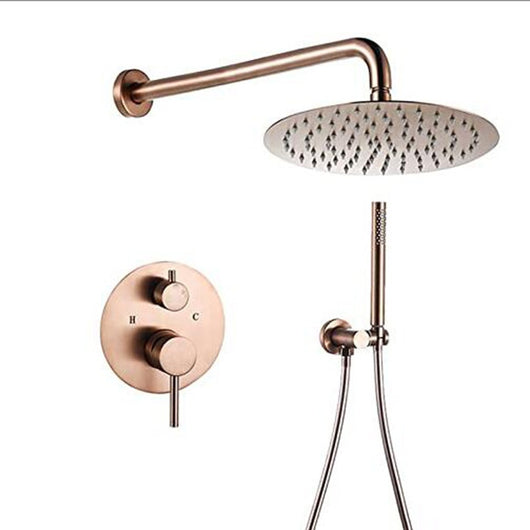 Conjunto de Ducha Empotrada Negra con Control de Temperatura - Image 26