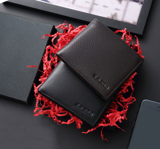 Billetera Delgada de Cuero Genuino para Hombre - Diseño Minimalista - Image 5