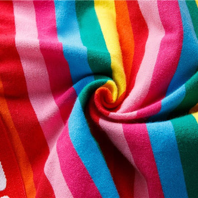 Shorts Personalizados Arcoíris a Rayas para Niños - Image 14