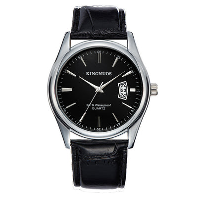 Reloj de Acero Inoxidable Resistente al Agua con Calendario para Hombre - Image 7