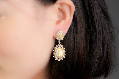 Aretes Hueco de Plata 925 Ornamentales de Lujo - Image 7