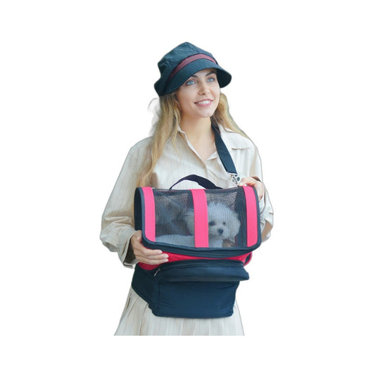 Bolsa Transportadora Plegable para Gatos y Perros con Base Estable - Image 5