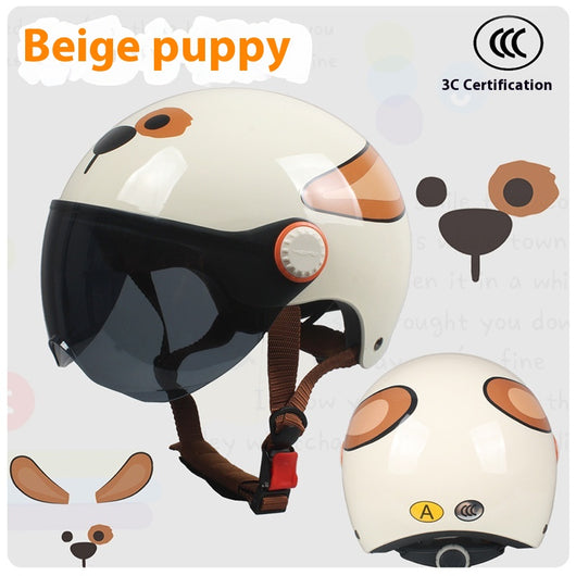 Casco Eléctrico con Protección Solar y Diseño Infantil Resistente al Viento - Image 11