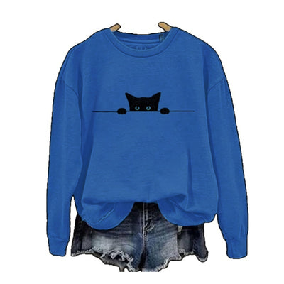 Blusa Suelta de Manga Larga con Diseño Estampado - Image 8