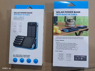 Cargador Solar Portátil Resistente al Agua con Cable - Image 20