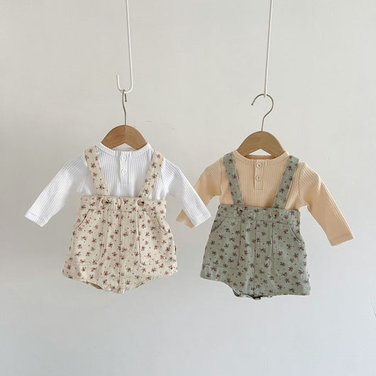 Overol Infantil de Mezclilla Suave Lavada Estilo Otoño - Image 6