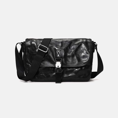 Bolso de Cuero para Hombre con Gran Capacidad y Correa Cruzada - Image 4