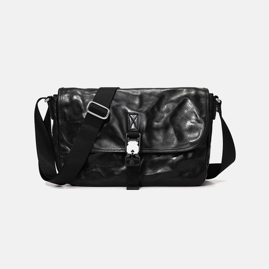 Bolso de Cuero para Hombre con Gran Capacidad y Correa Cruzada - Image 4
