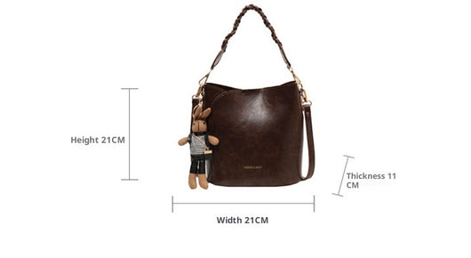 Bolsa Retro Estilo Messenger con Diseño de Cubo Portátil - Image 10