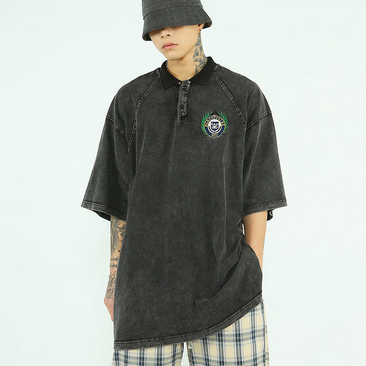 Polo Manga Corta con Bordado para Hombre
