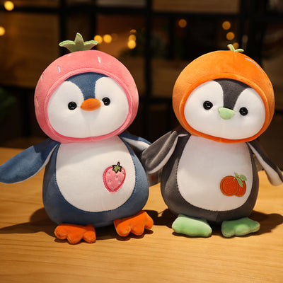 Almohada Grande Pingüino Frutal - Peluche Adorable - Image 7