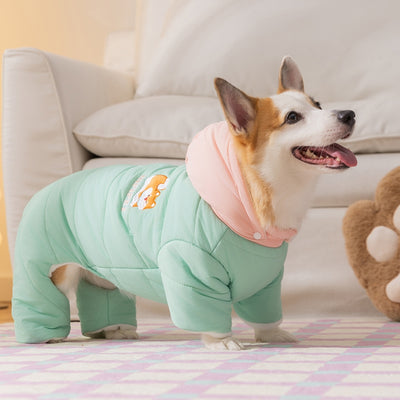 Abrigo Térmico para Corgi con Capucha Removible - Ropa de Invierno para Perros Medianos - Image 30