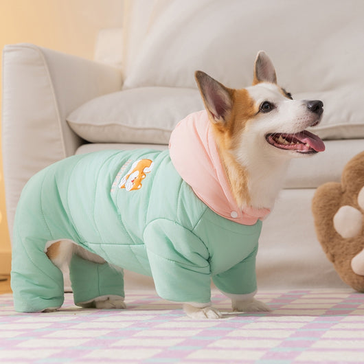 Abrigo Térmico para Corgi con Capucha Removible - Ropa de Invierno para Perros Medianos - Image 30