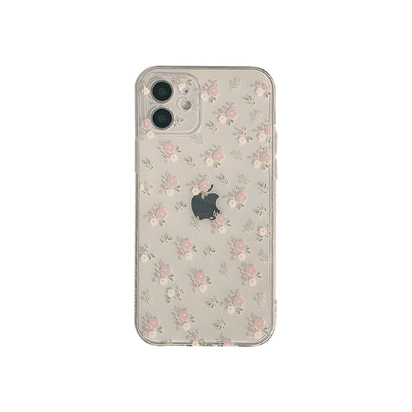 Funda para Teléfono Floral Delicada con Diseño de Amor