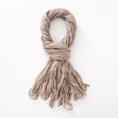 Pañuelo Chal de Lino Puro Natural Anti-Arrugas para Mujer - Image 28