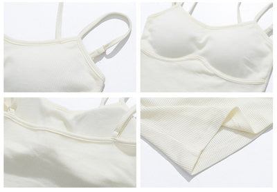 Conjunto Hot Girl: Camisola con Tirantes Finos + Cardigan Largo de Manga Larga - Image 17