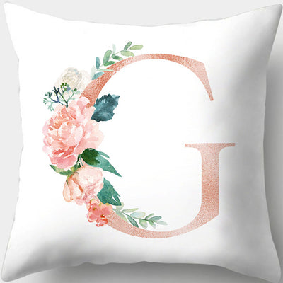 Funda de Almohada con Letras Florales Día de San Valentín Impresión Digital - Image 36