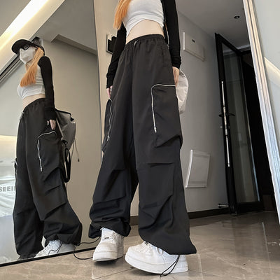 Pantalón Recto Suelto Negro para Trabajo y Casual - Image 11