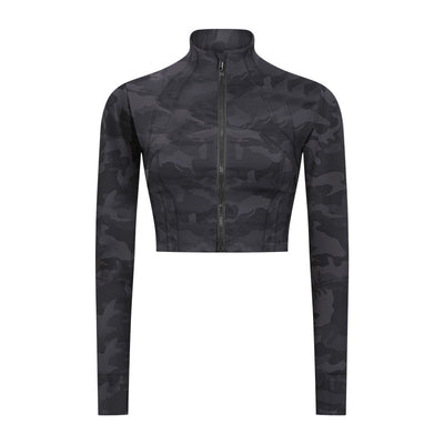 Chaqueta Deportiva Cuello Alto para Yoga y Running - Ajuste Slim Cómodo - Image 14
