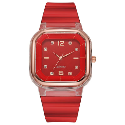 Reloj Infantil de Moda con Diamante de Silicona - Diseño Cuadrado para Niñas - Image 21