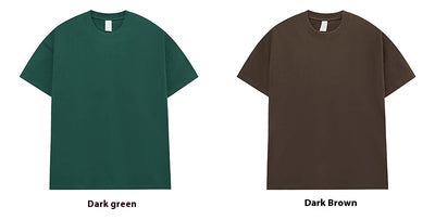 Playera Básica de Algodón Pesado sin Costuras para Hombre - Image 26