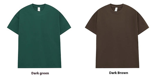 Playera Básica de Algodón Pesado sin Costuras para Hombre - Image 26