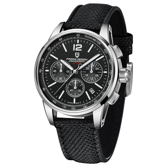Reloj Cronógrafo Multifuncional de Acero Inoxidable para Hombre