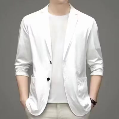 Blazer Casual de Talla Grande para Hombre - Primavera Verano - Image 14