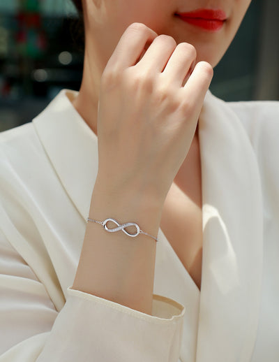 Pulsera de Plata S925 con Moissanita Premium - Joyería Lujo Ligero Chapada en Platino - Image 8
