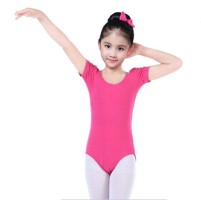 Ropa de Danza Infantil de Manga Corta para Ejercicio - Image 7