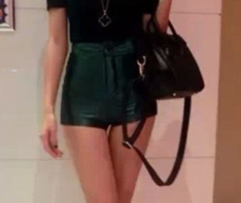 Shorts Retro de Cintura Alta con Bolsa Lateral para Cantantes - Image 11