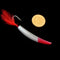 4.5 Cm Rojo Head Plateado
