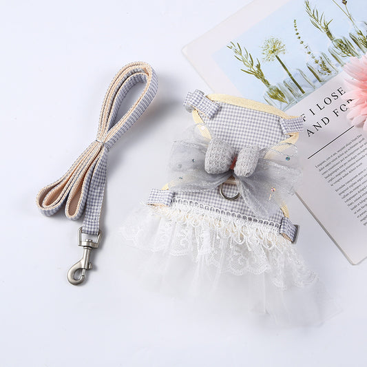 Vestido Princesa con Moño para Mascotas