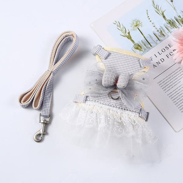 Vestido Princesa con Moño para Mascotas