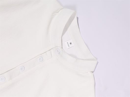 Camiseta Henley Manga Corta Suelta para Hombre - Estilo Casual - Image 15