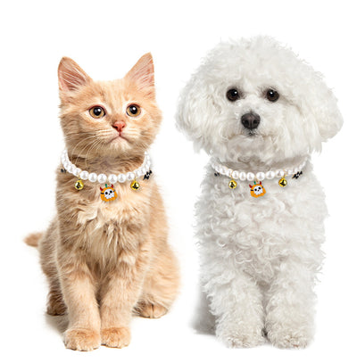 Collares de Perlas para Mascotas con Campana - Adorno Halloween para Gatos y Perros - Image 3