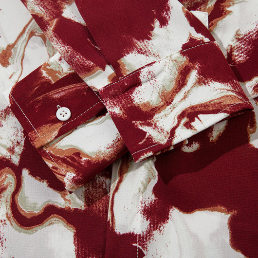 Camisa Suelta Tie-dye Personalizada con Tinta para Hombre - Image 6