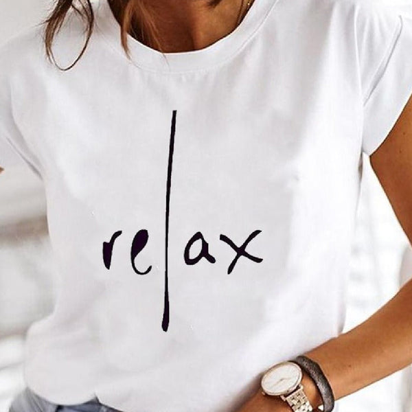 Playera Casual para Mujer con Impresión Digital 3D