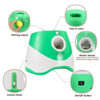 Lanzador Automático de Pelotas para Perros - Juguete Interactivo para Exteriores - Image 4