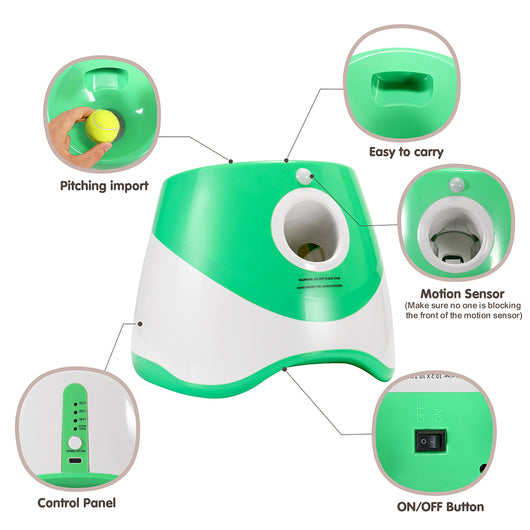 Lanzador Automático de Pelotas para Perros - Juguete Interactivo para Exteriores - Image 4