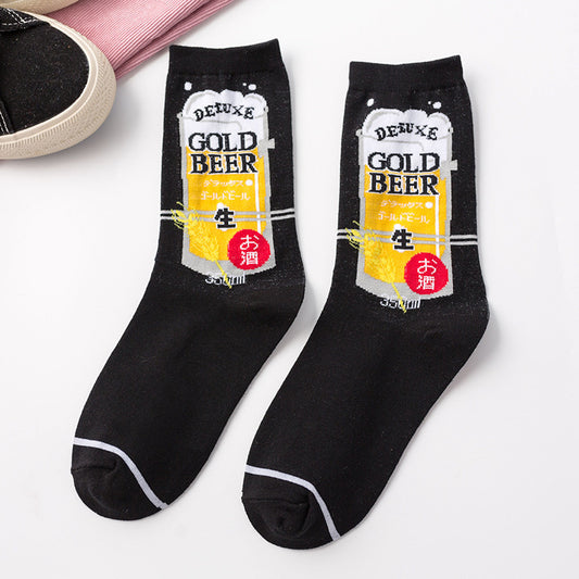 Calcetines Estampados para Mujer con Diseños Kawaii Japoneses