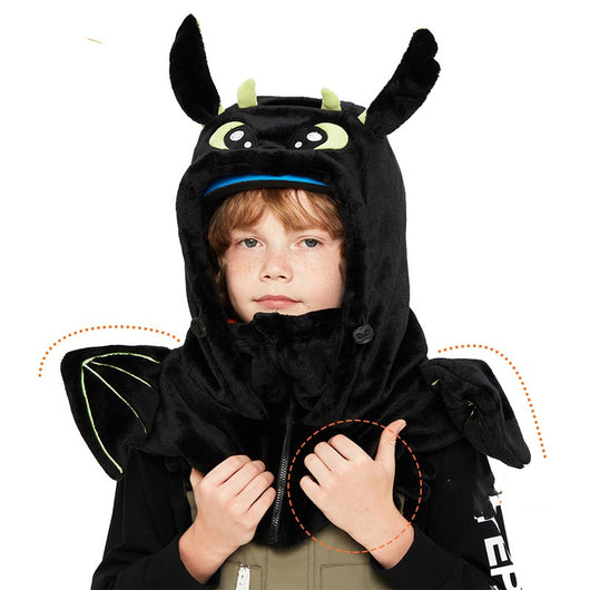 Casco de Esquí Infantil con Diseño Cartoon y Máscara Protectora - Image 9