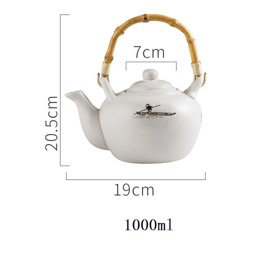 Juego de Tetera y Tazas de Cerámica Japonesa Artesanal - Image 14