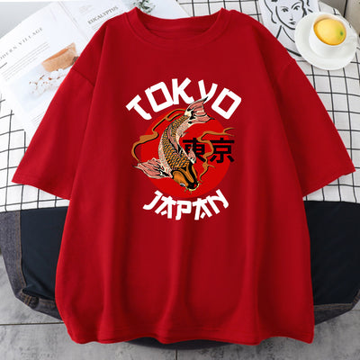Camiseta Estampada Unisex de Algodón - Manga Corta Cuello Redondo Verano - Image 17