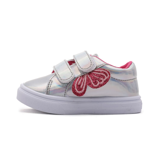 Zapatos Niña con Lentejuelas y Panel Espejo - Diseño Velcro Clásico y Trendy - Image 3