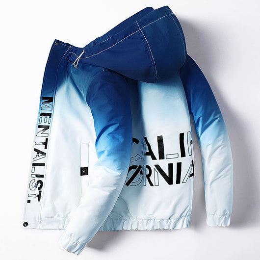 Chaqueta Ligera de Diseño Degradado para Hombre - Image 10