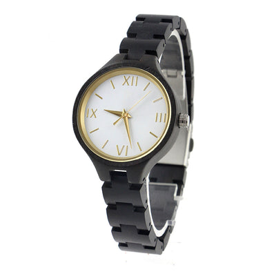 Reloj de Cuarzo Ébano con Cierre Plegable - Madera Maciza Premium - Image 10